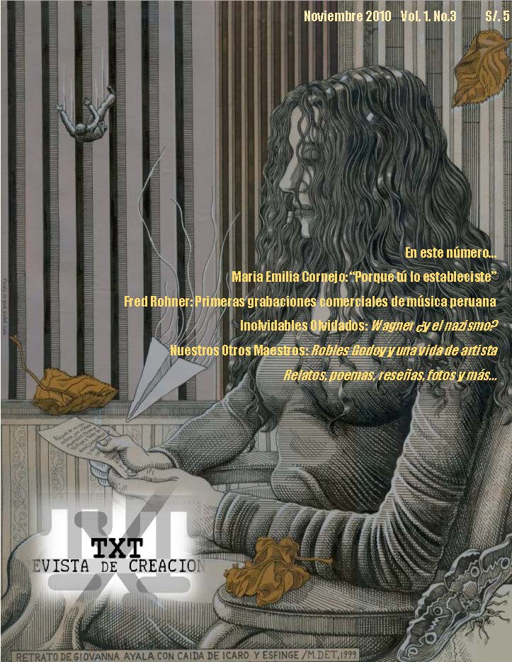 Portada de TXT 3. Creación (2010)